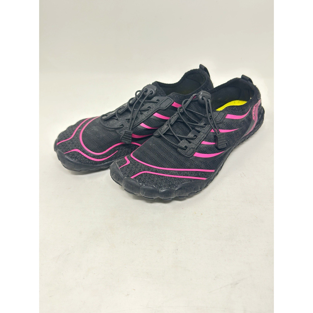 SportX Womens Shoes Size 10.5 Black Pink Barefoot Water Quick Dry - Picture 2 of 7